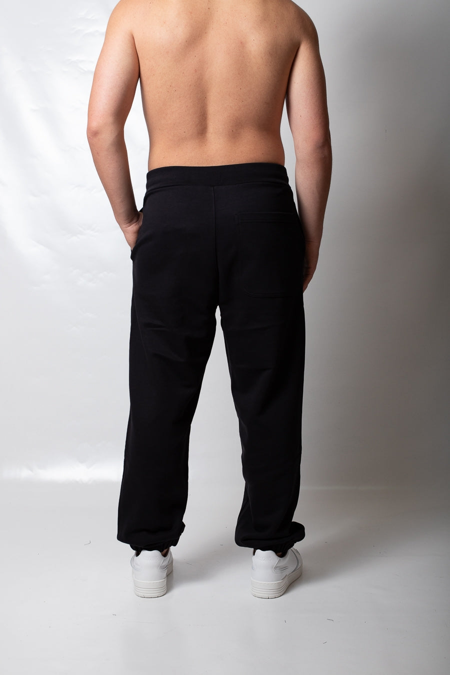 Pantalone MSGM in felpa con logo minimal