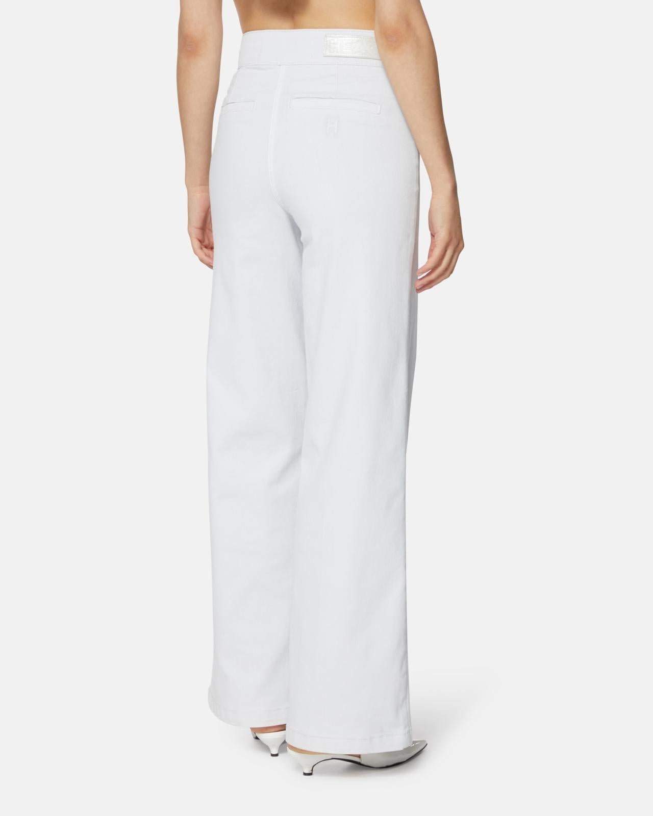 Jeans Silvian Heach a palazzo con bottoni dorati donna