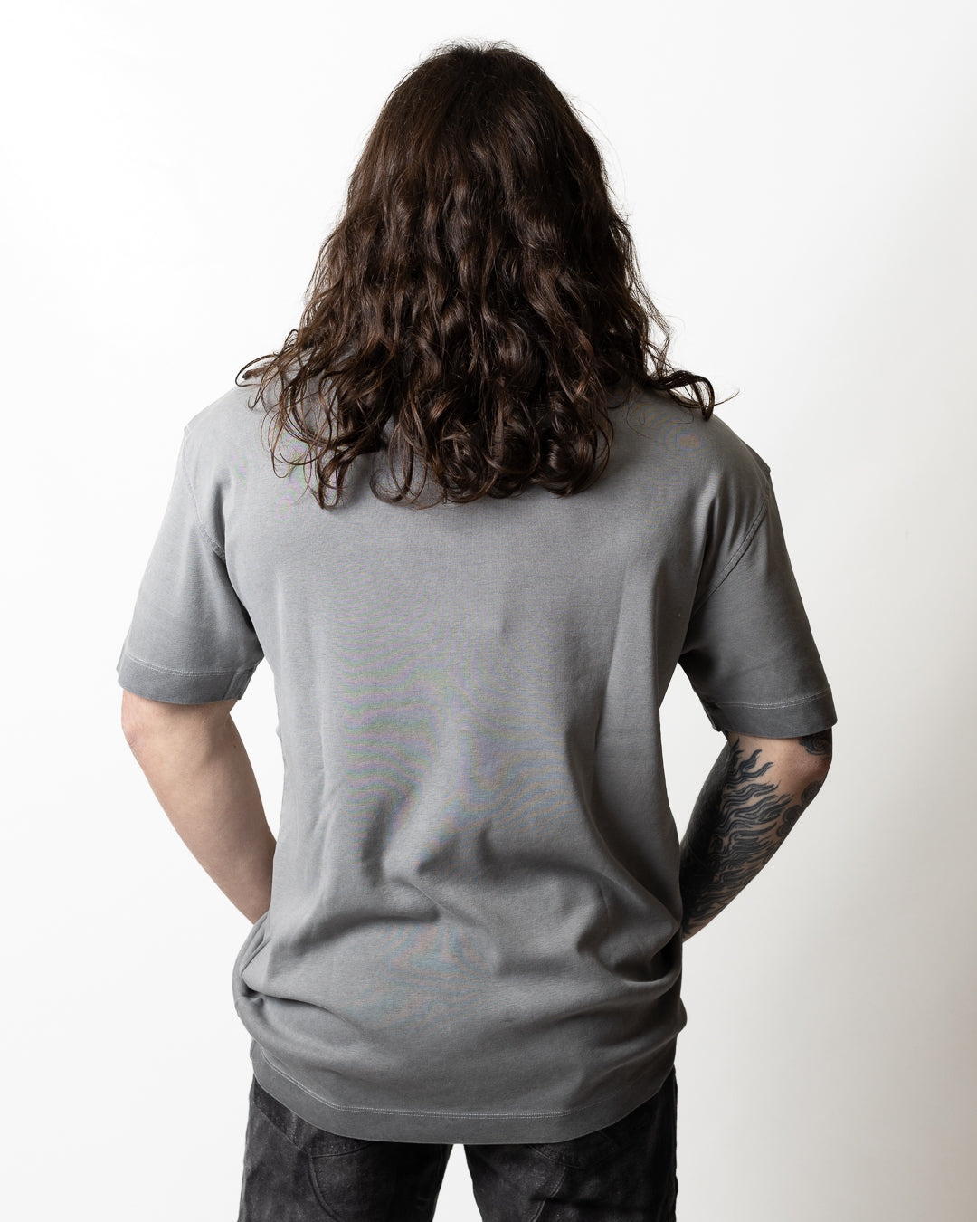 T-Shirt John Richmond logo patch uomo