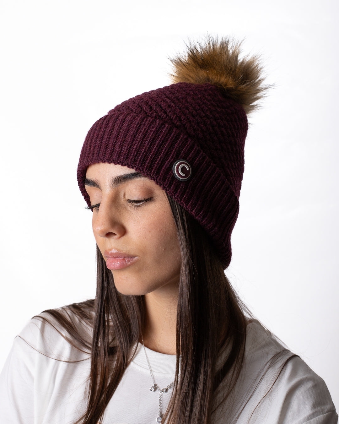 Cappello Colmar con punto maglia grana di riso