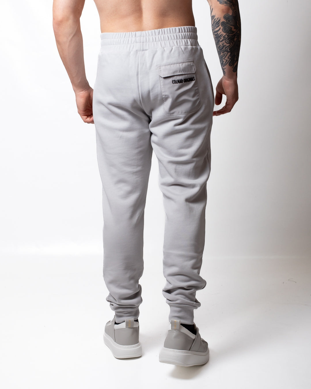 Pantalone Colmar in felpa con tasca in nylon uomo