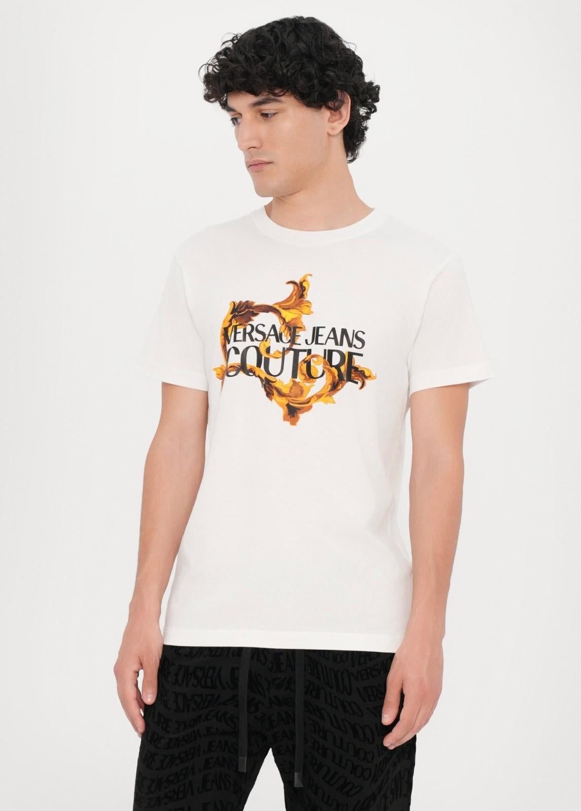Pantalone Versace Jeans Couture in felpa "Logomania" uomo