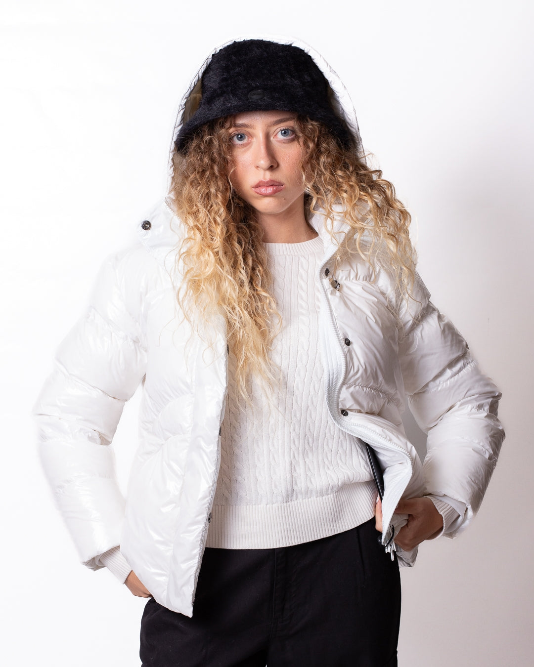 Piumino Colmar "Glower" con cappuccio donna