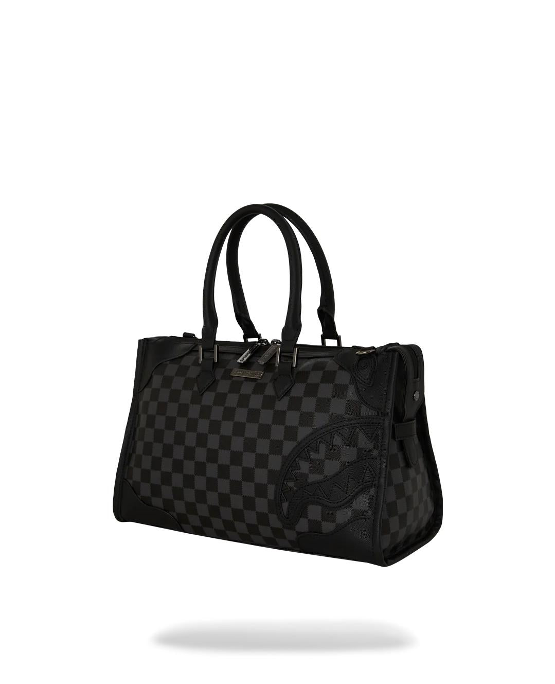 Borsa Sprayground nero midnight chateau pyramid mini duffle