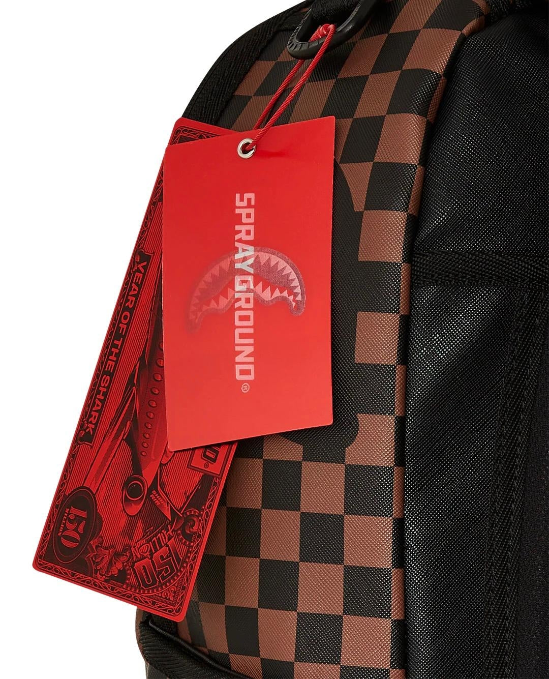 Zaino Sprayground marrone Sharks in paris lost e found backpack