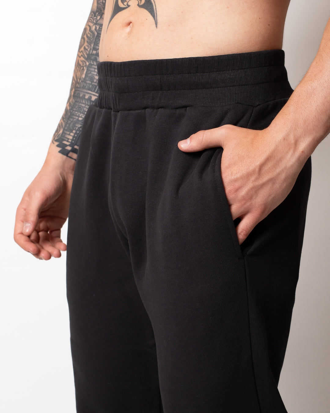 Pantalone Colmar in felpa con tasca in nylon uomo
