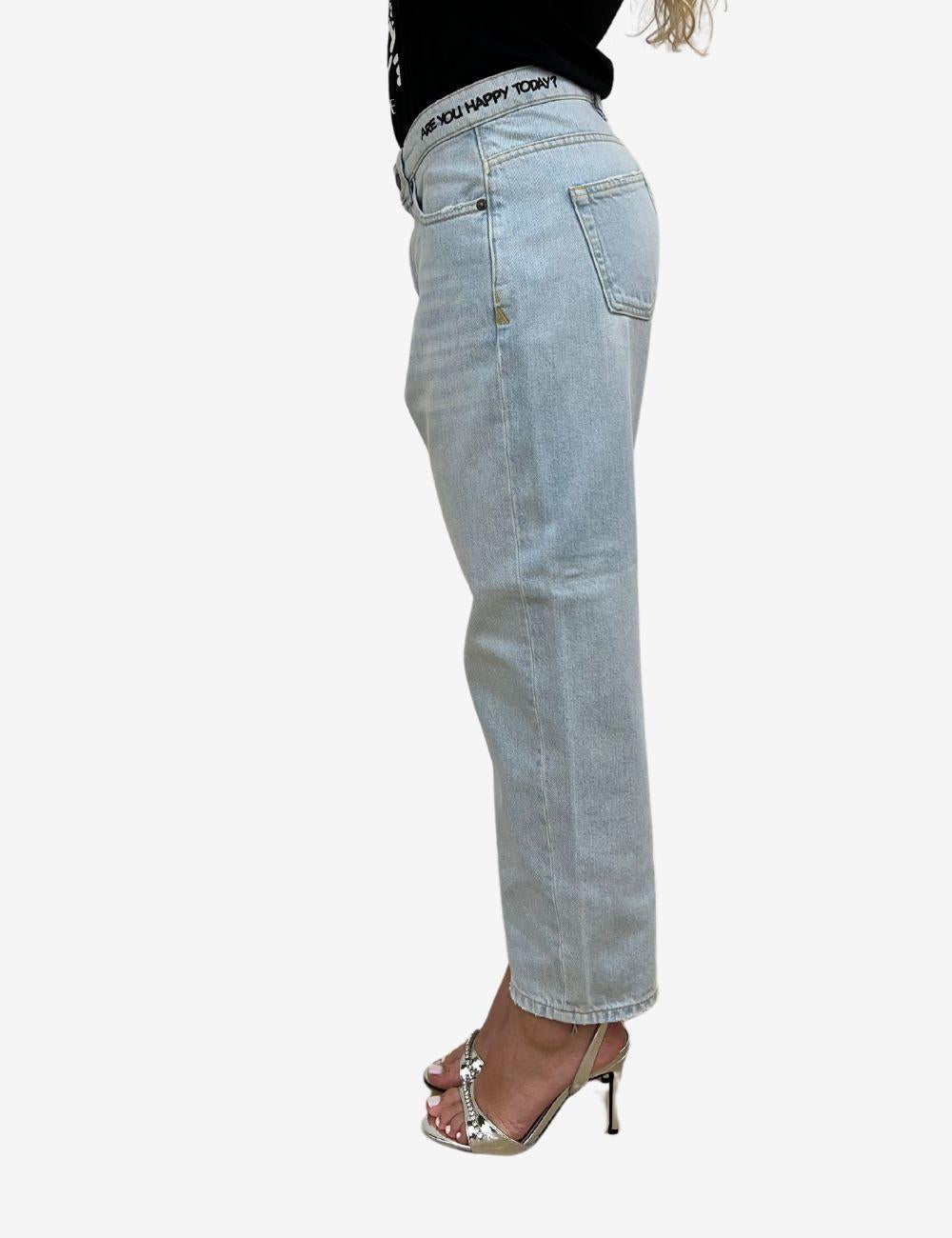 Jeans Twinset Actitude in denim chiaro donna