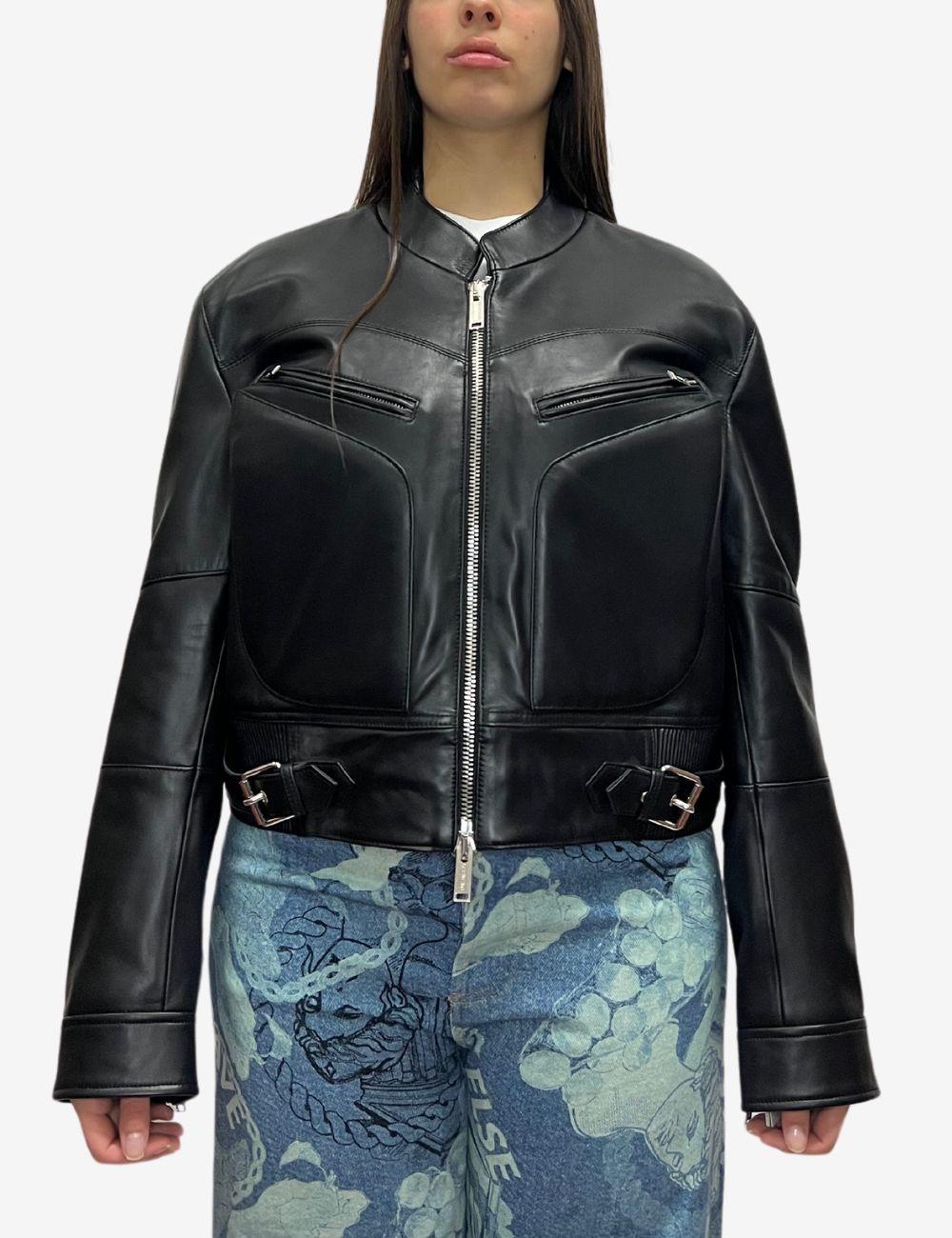 Giubbotto in pelle Iceberg donna Specchio Boutique