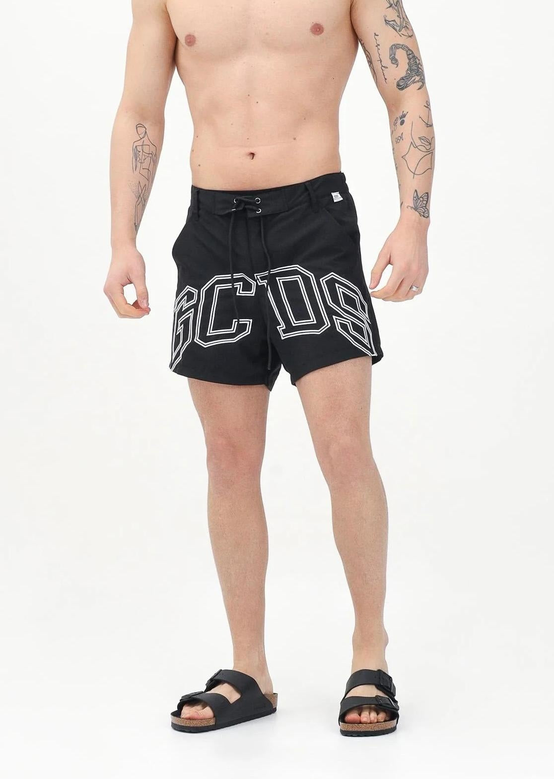 Boxer mare GCDS con logo ricamato uomo