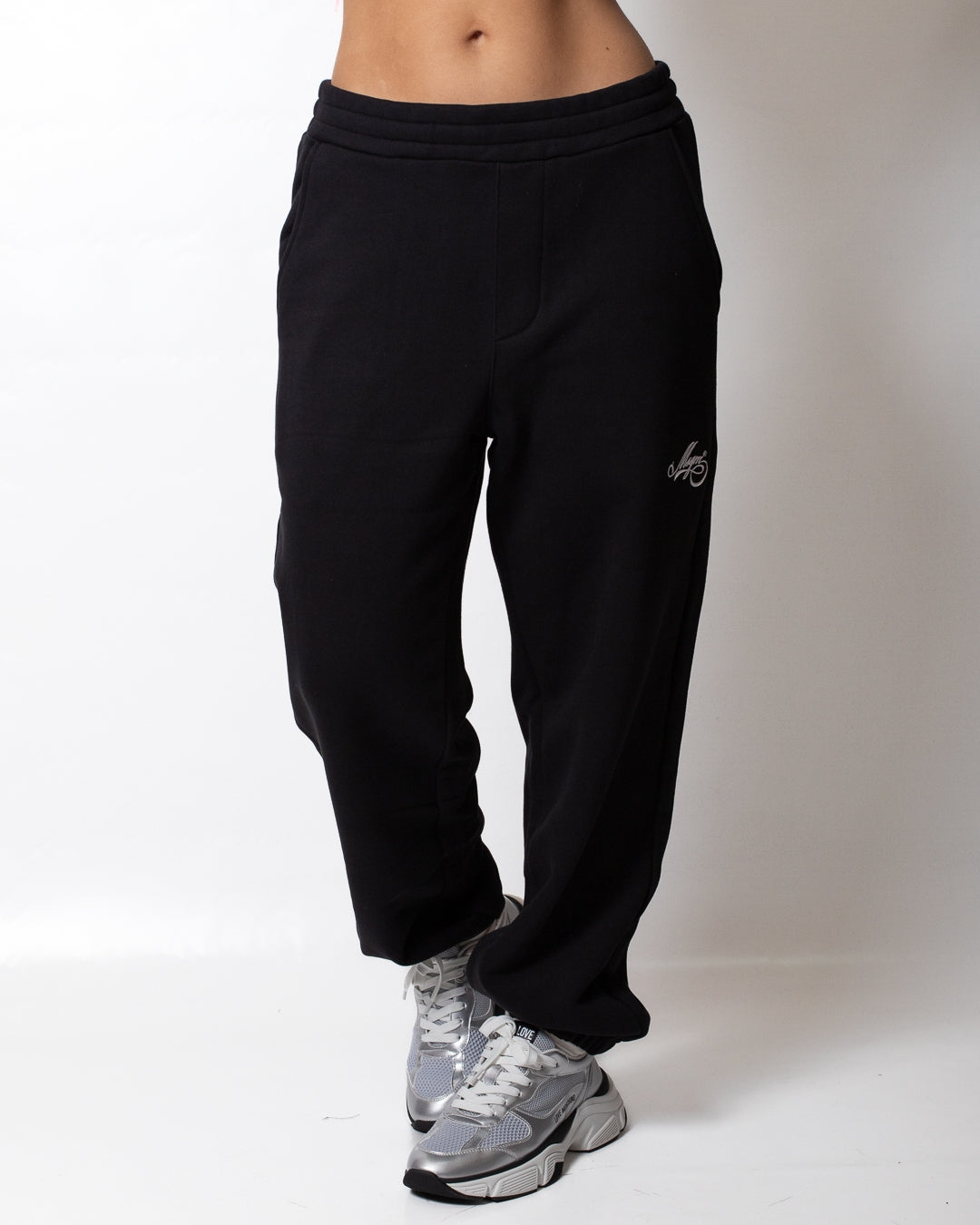 Pantalone MSGM in felpa con logo ricamato