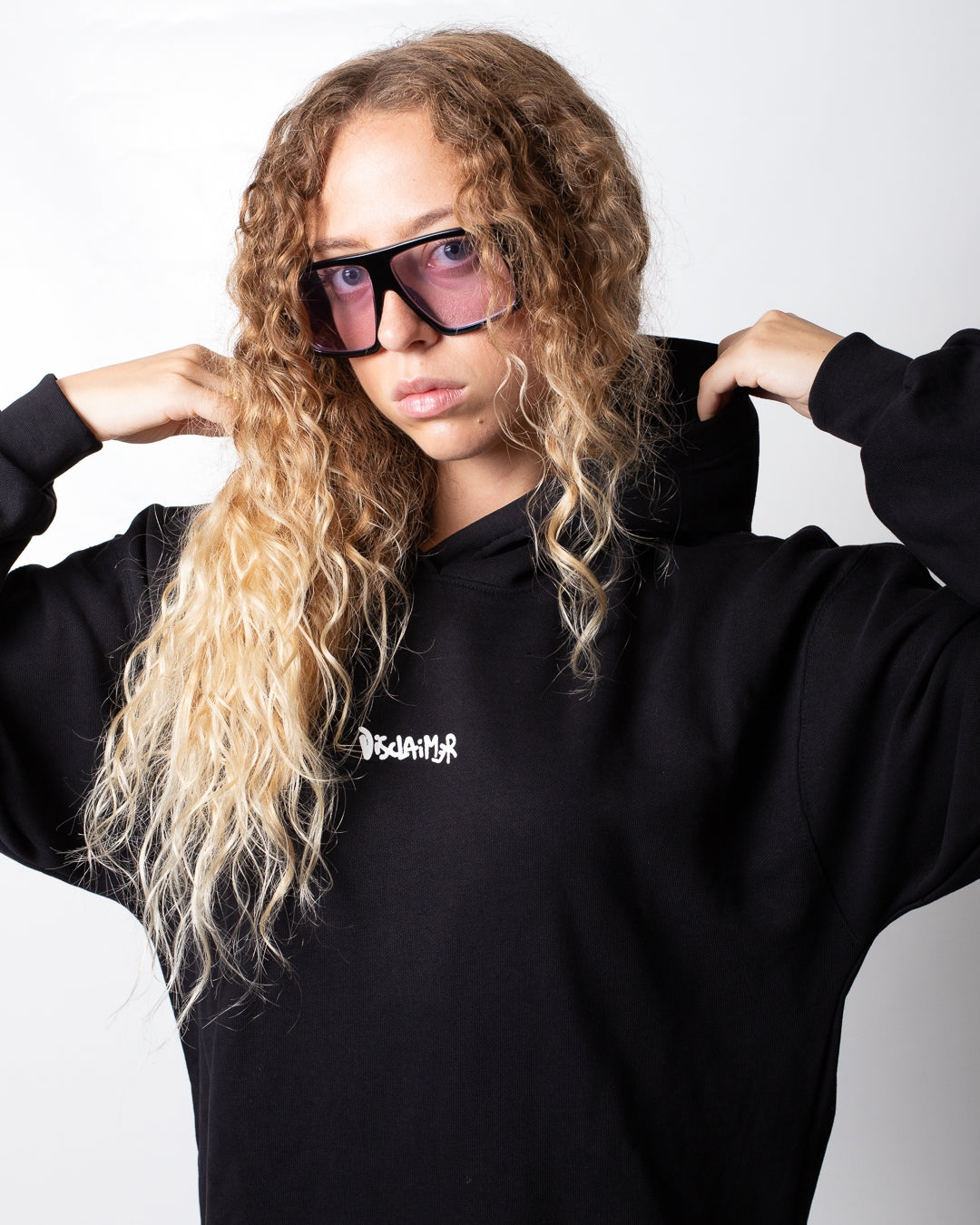 Abito Disclaimer in felpa con gonna in pizzo donna