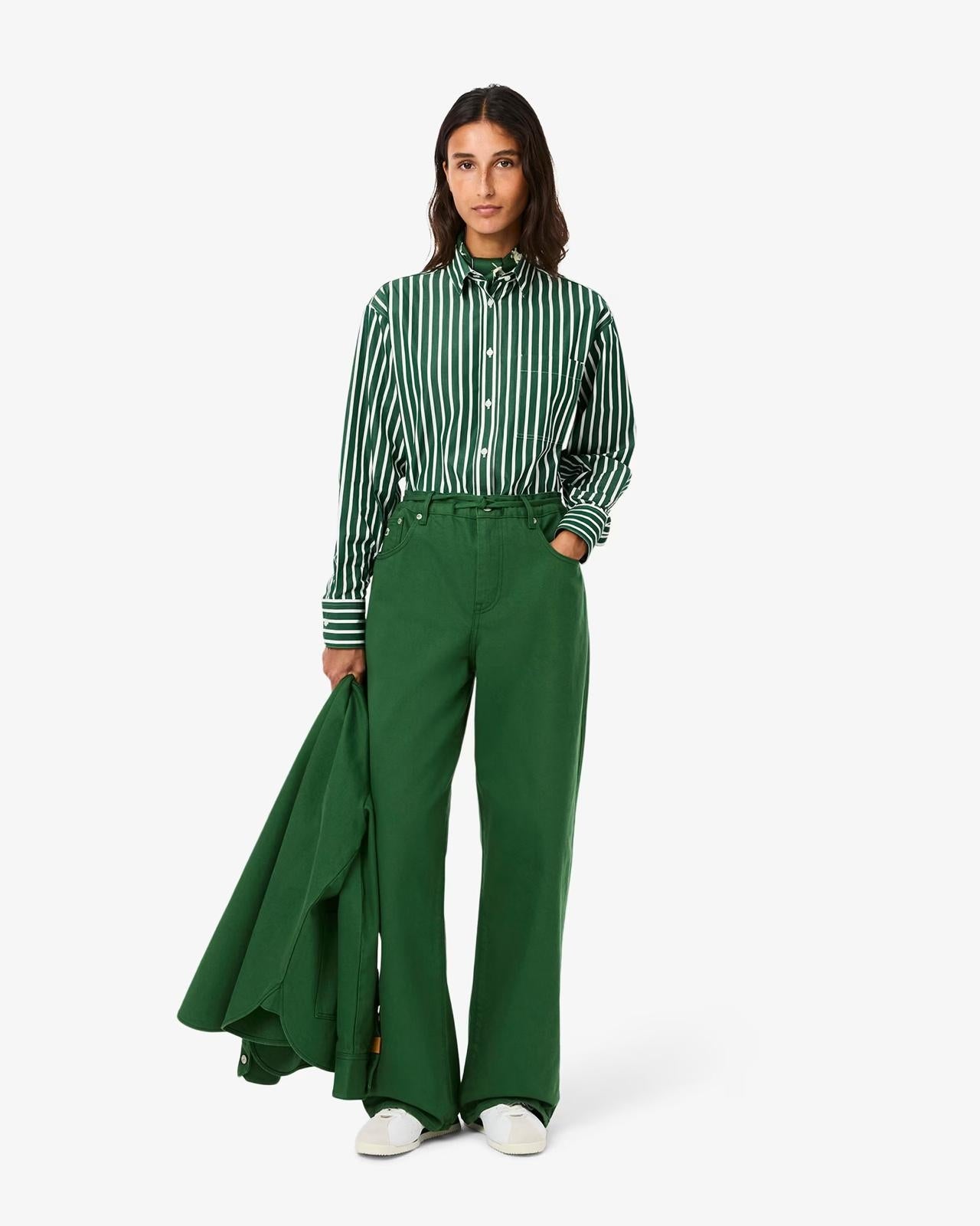 Pantalone Lacoste wide fit con coulisse donna