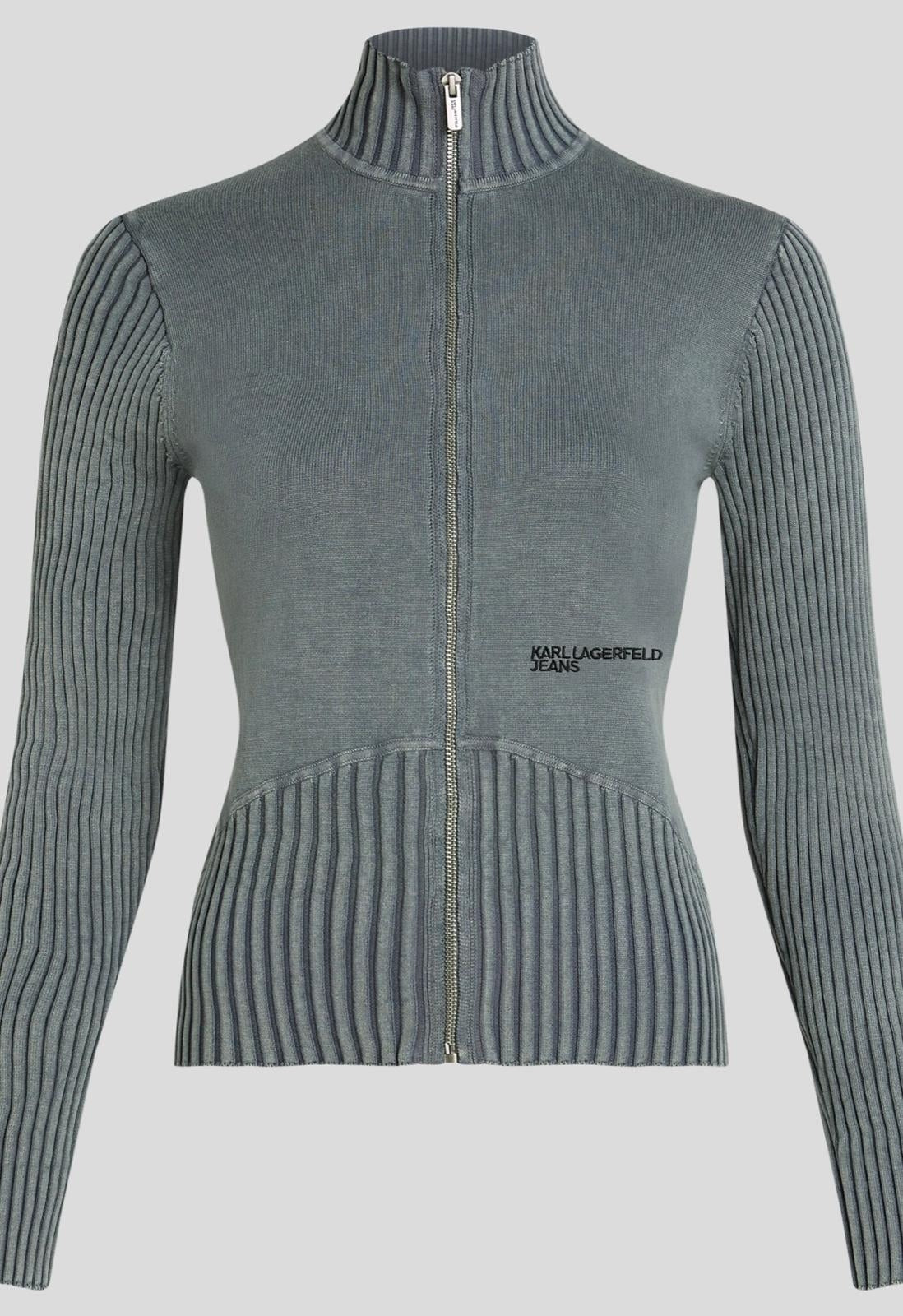 Maglia Karl Lagerfeld Jeans con zip donna