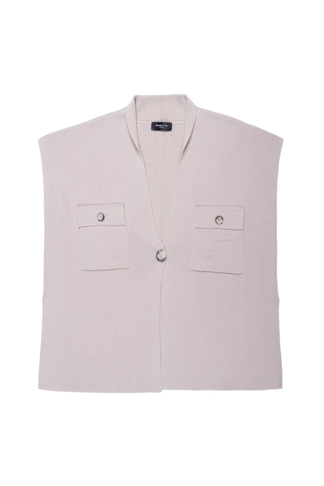Gilet Nenette in misto lana donna
