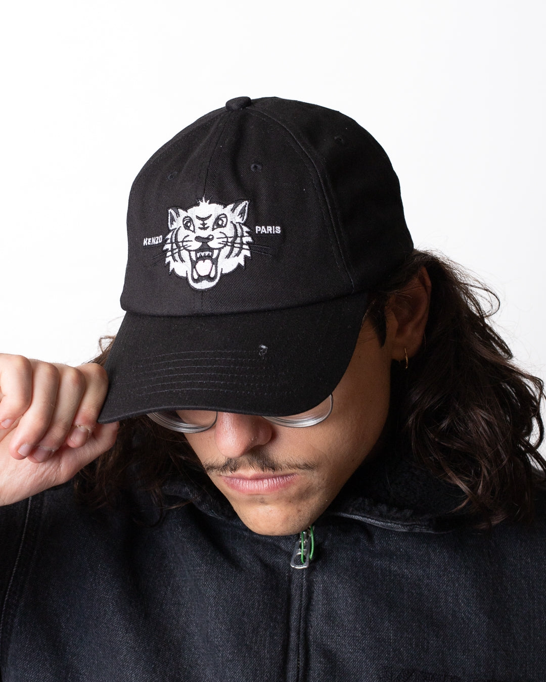 Cappello Kenzo Paris con ricamo "Happy Tiger"