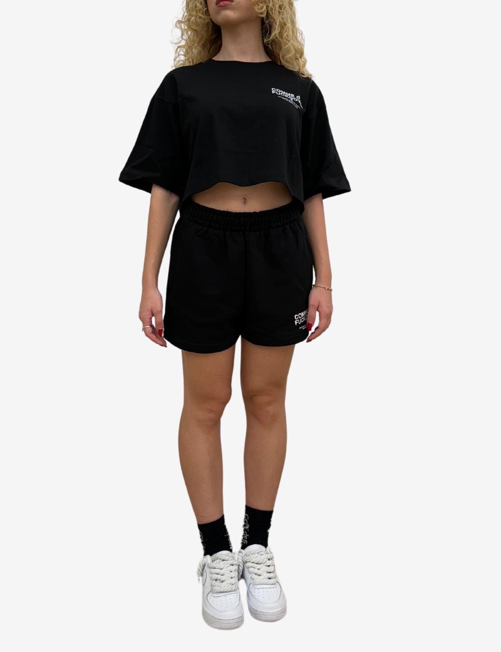 Short Comme Des Fuckdown logato donna