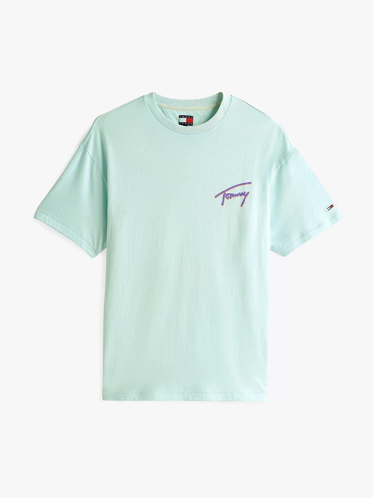 T-Shirt Tommy Jeans con logo signature uomo