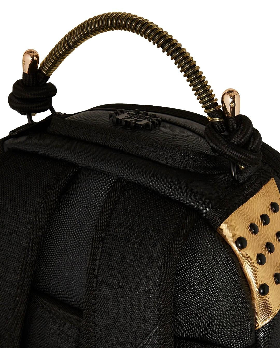 Zaino Sprayground nero AI Wonderland gold and black backpack