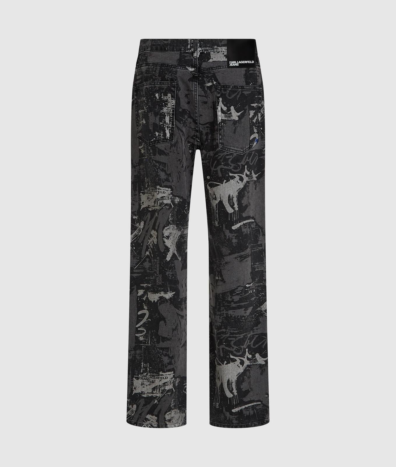 Jeans Karl Lagerfeld Jeans relaxed stampato uomo