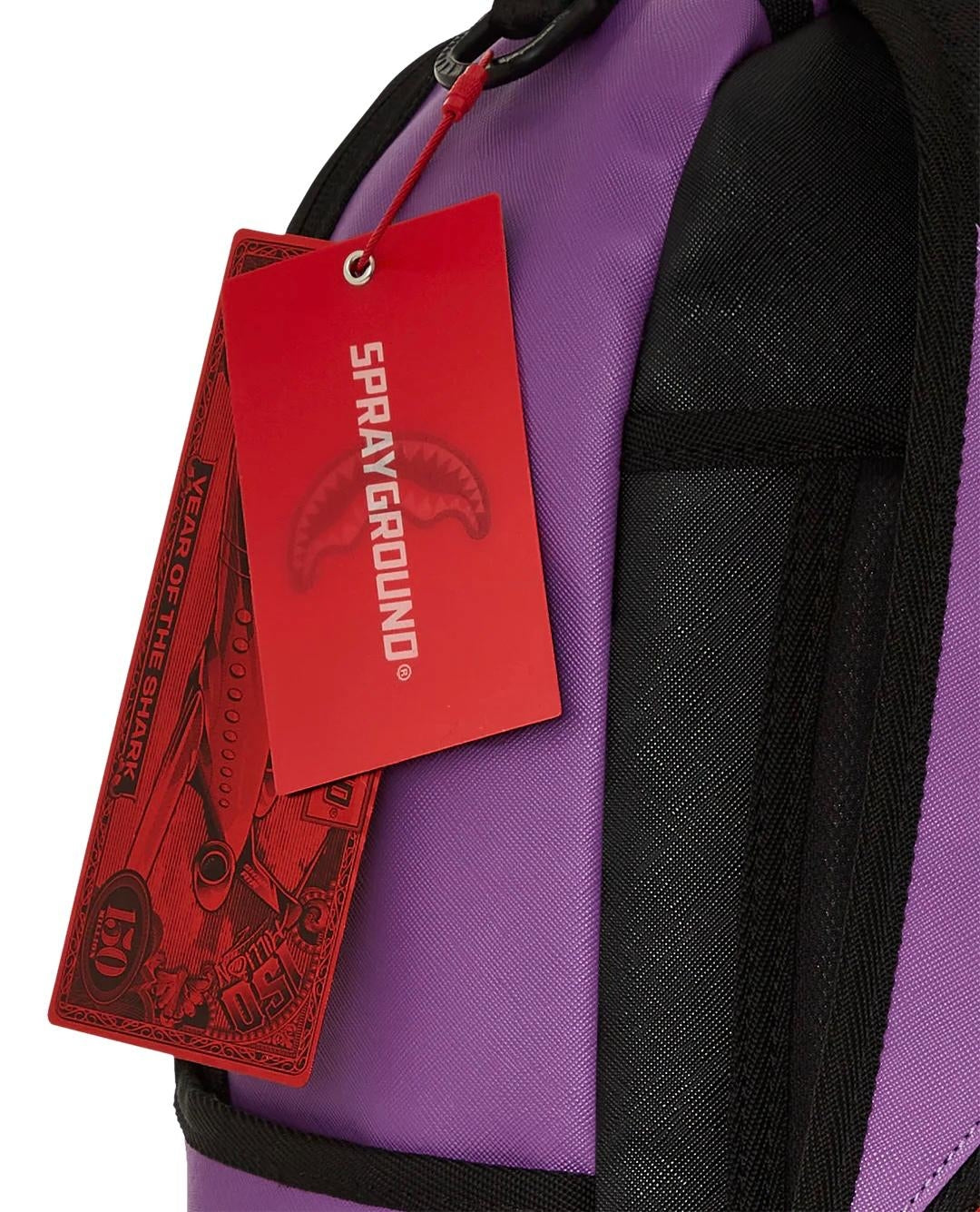 Zaino Sprayground viola Purple shark central dlxsv backpack