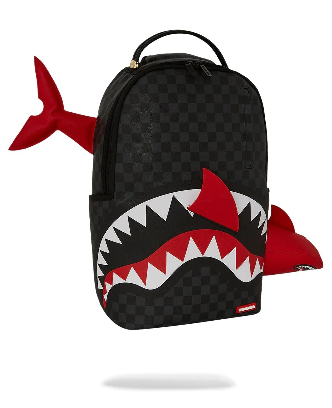 Zaino Sprayground nero Shark smashed through dlx backpack