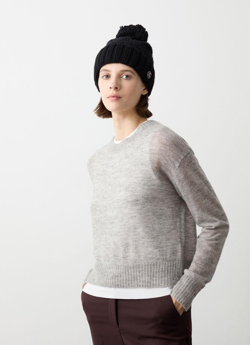 Cappello Colmar in misto alpaca con pon pon