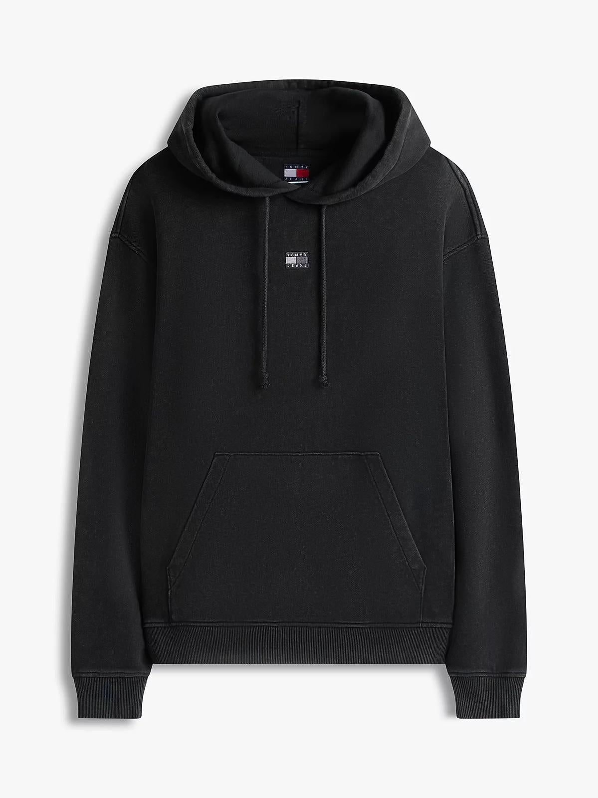 Felpa Tommy Jeans con cappuccio "Overdyed Flag" uomo