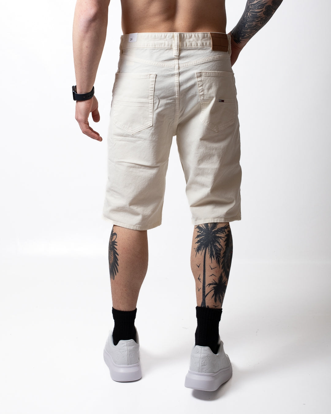 Bermuda Tommy Jeans white cinque tasche uomo