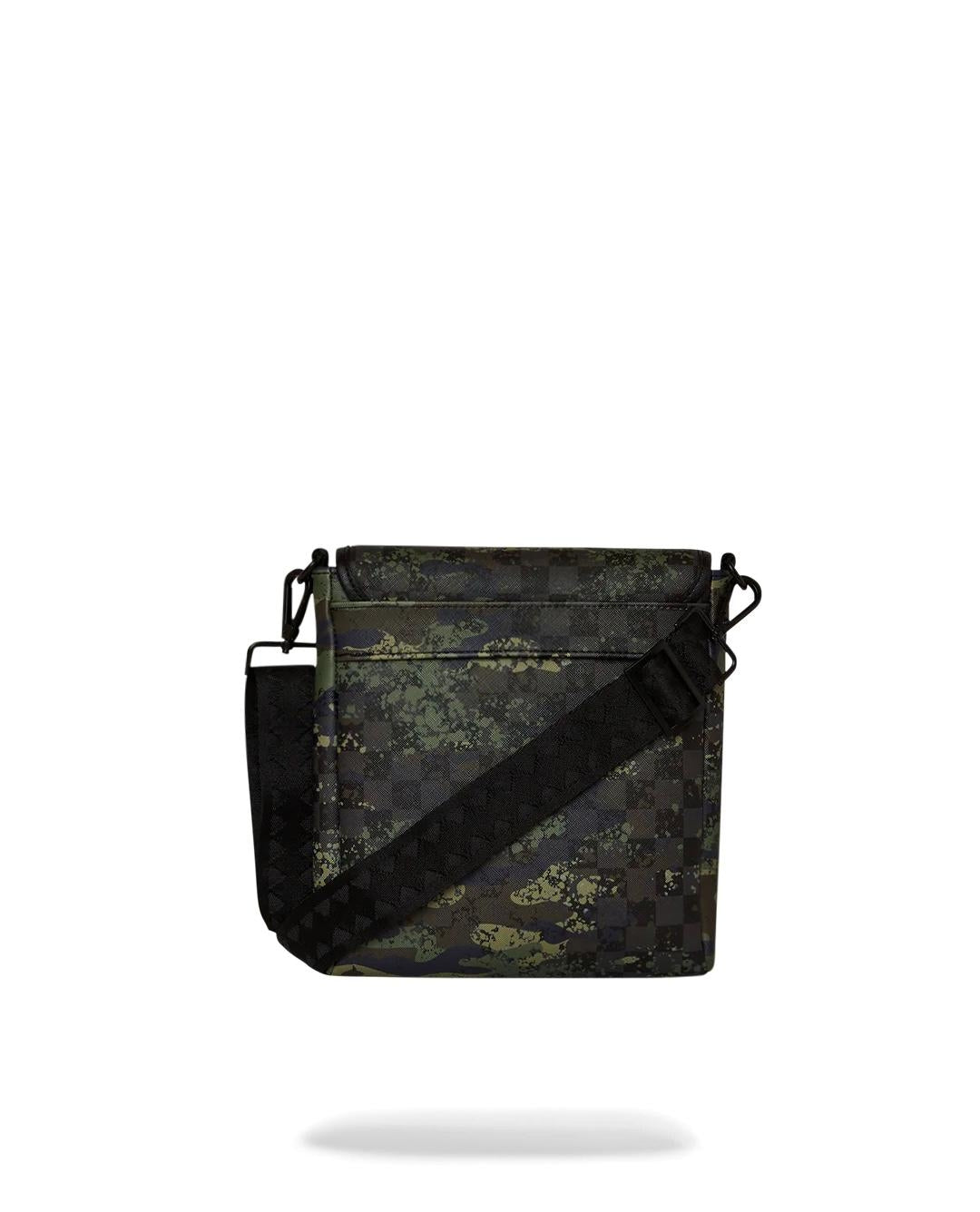 Tracolla Sprayground nero Camo splash messenger