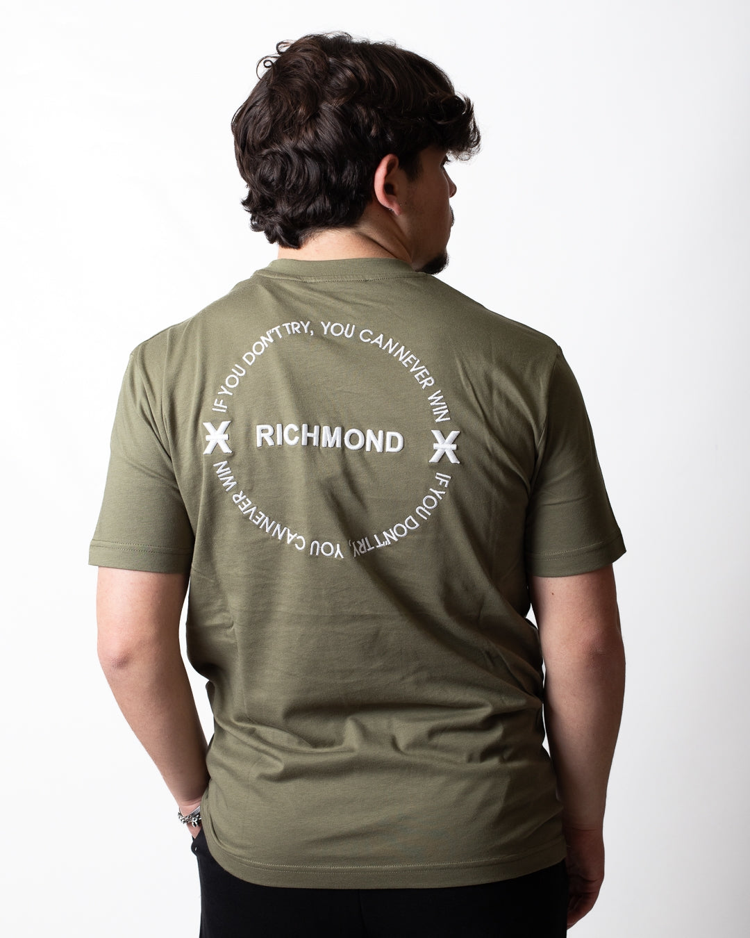 T-Shirt Richmond X con ricami uomo