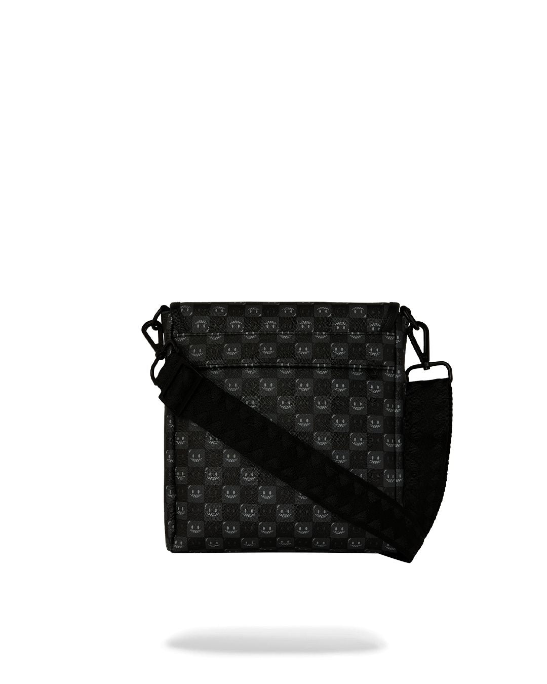 Tracolla Sprayground nero SHARKS IN PARIS WTF BUBBLY BLACK CHECK MESSENGER SLING
