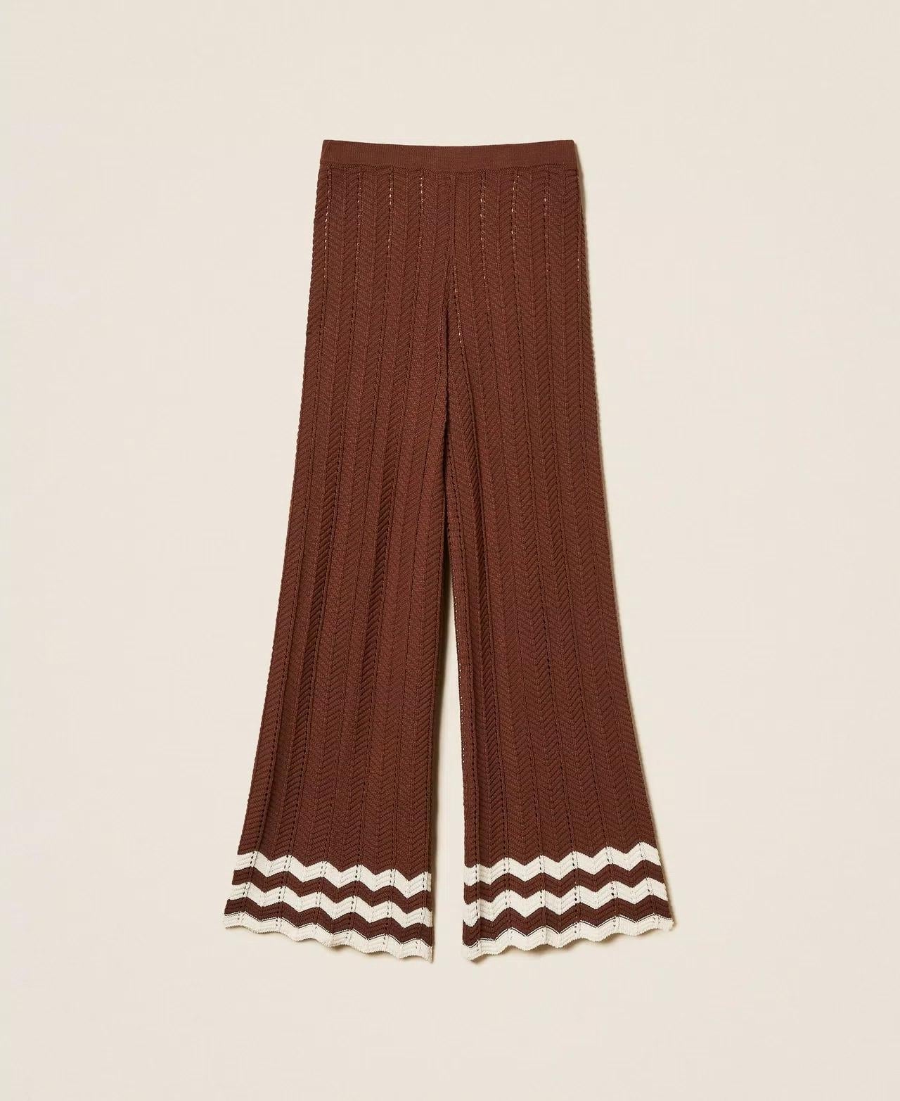 Pantalone Twinset Actitude in maglia donna