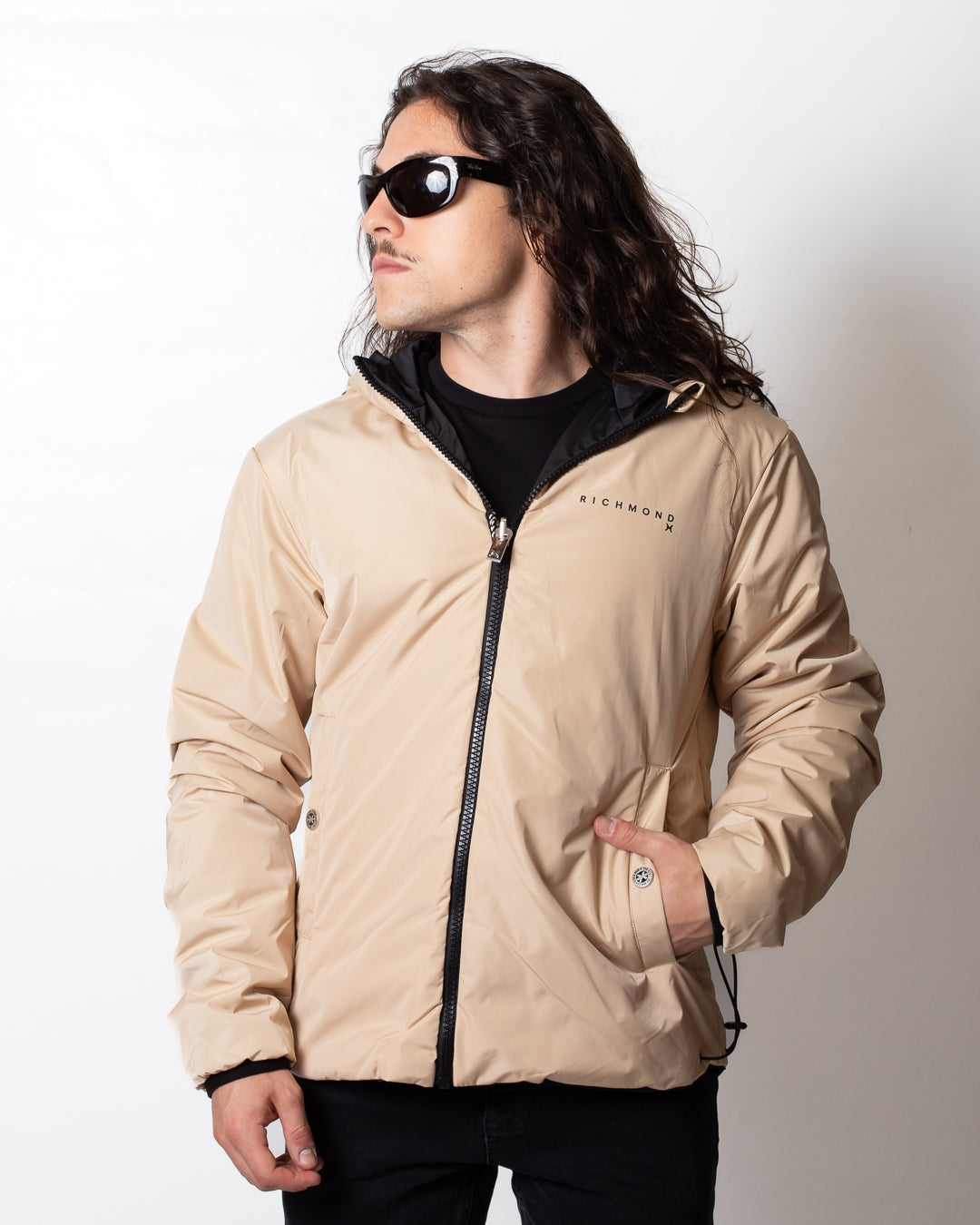 Giubbotto Richmond X reversibile in nylon uomo