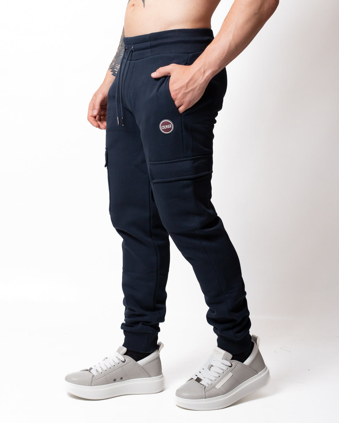Pantalone Colmar cargo in felpa uomo