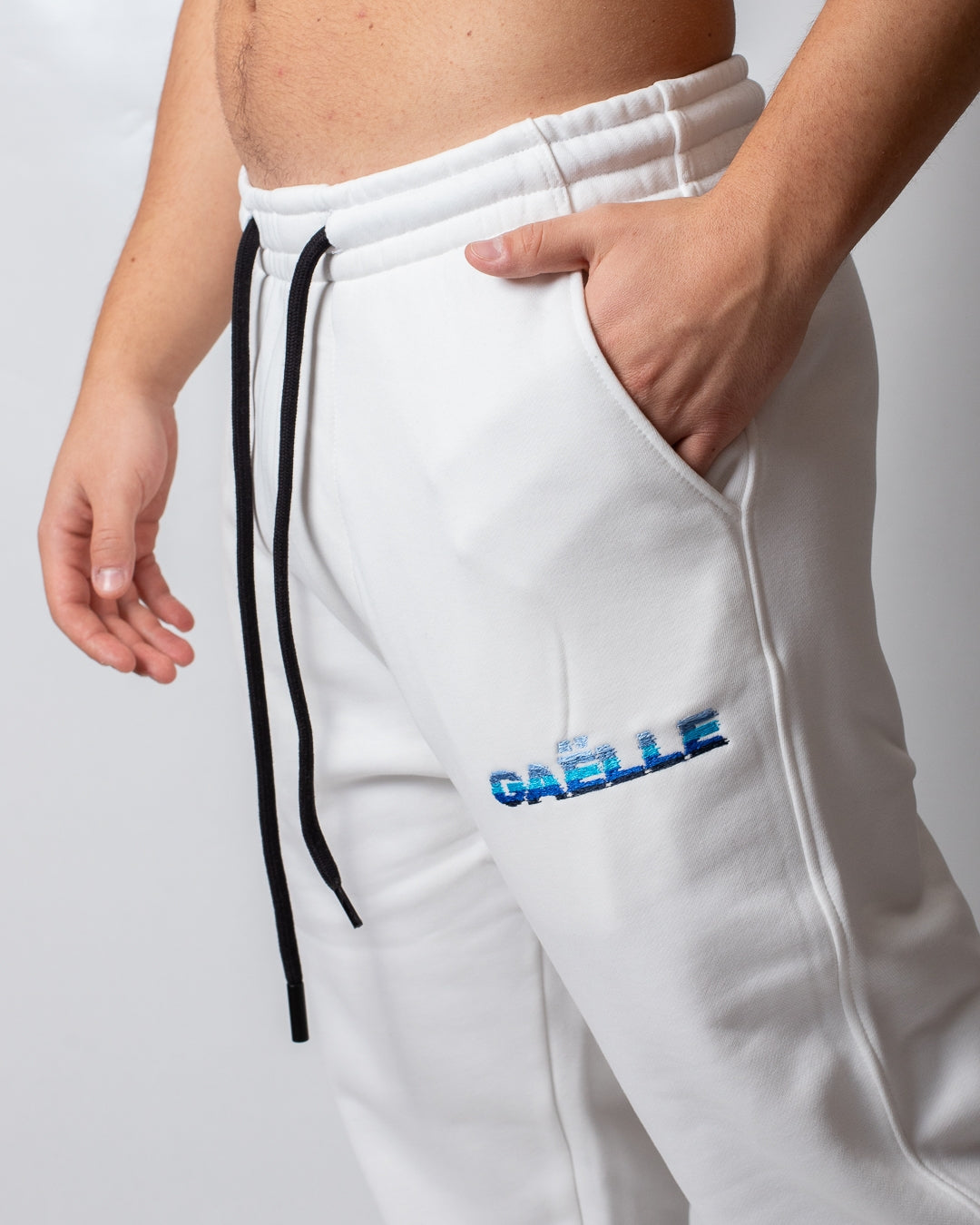 Pantalone Gaelle in felpa con logo ricamato uomo