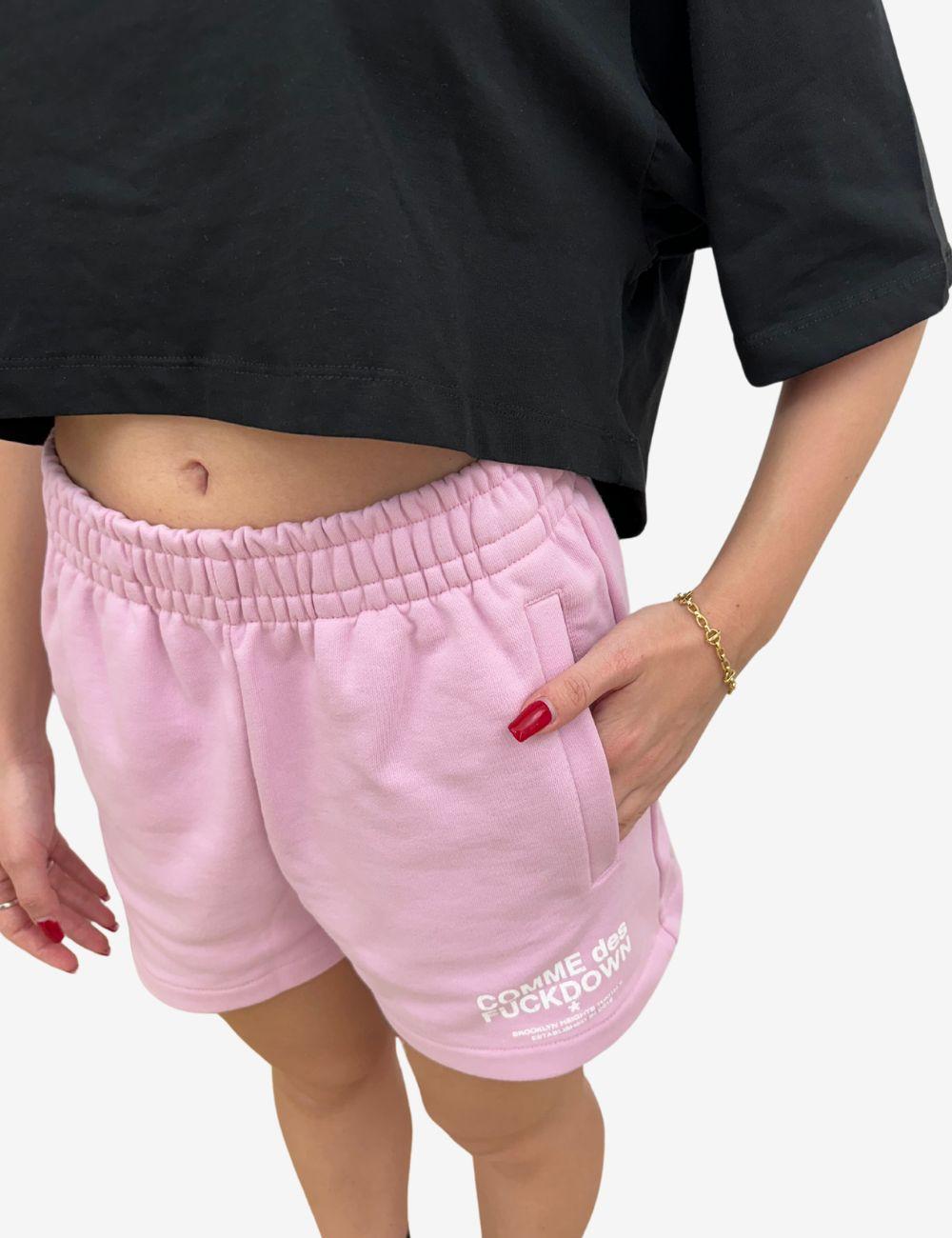 Short Comme Des Fuckdown logato donna
