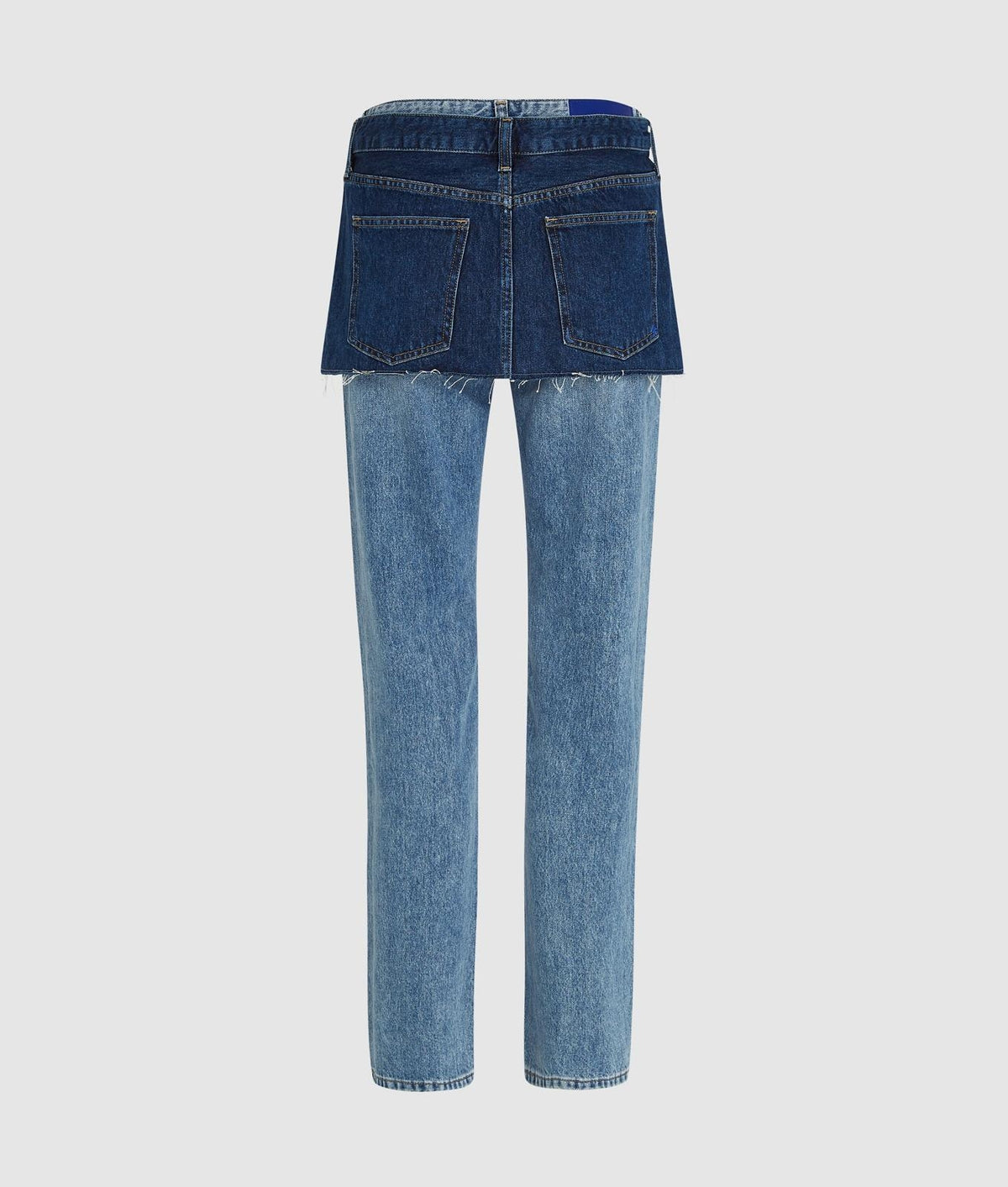 Jeans Karl Lagerfeld Jeans straight con minigonna donna