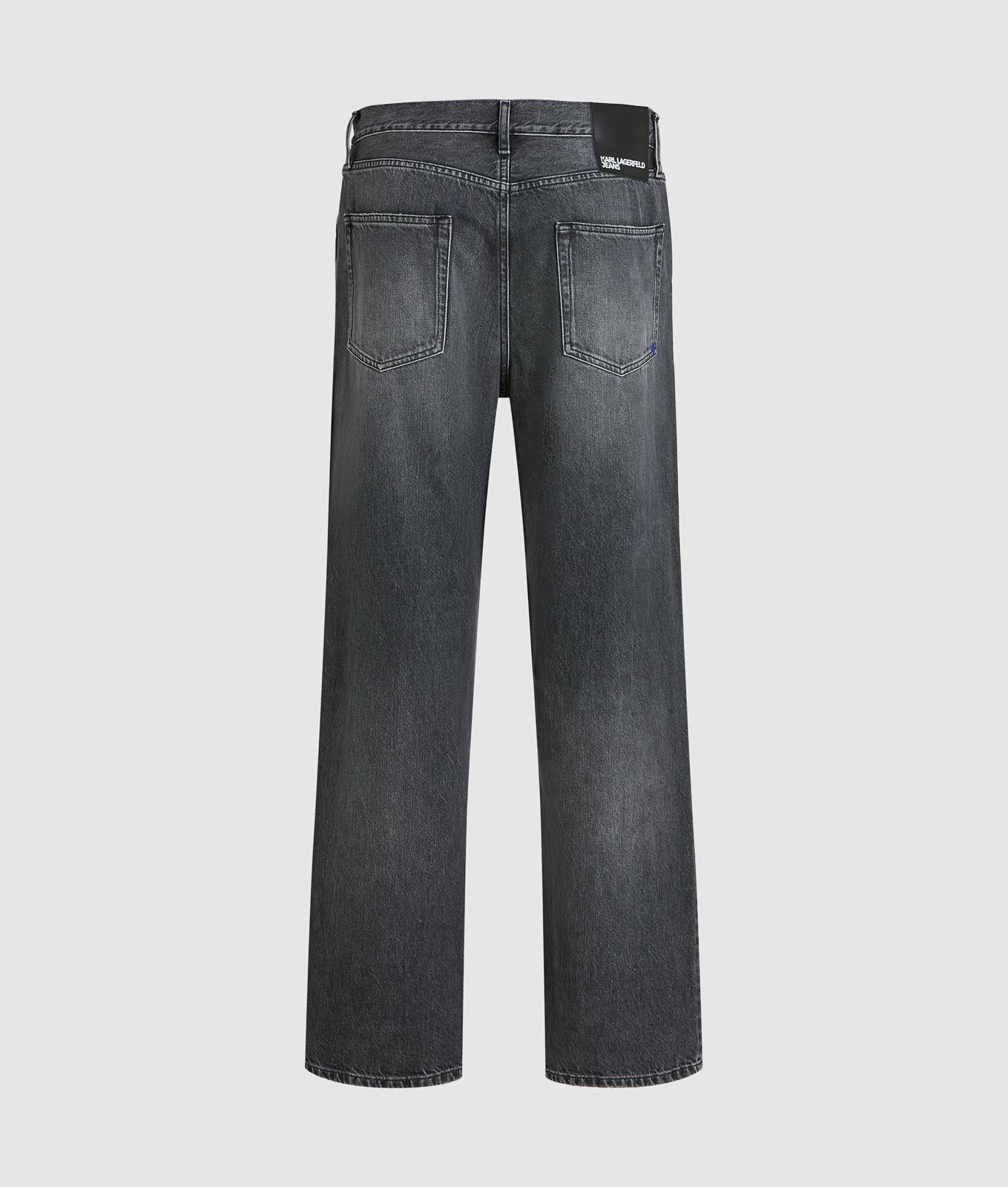 Jeans Karl Lagerfeld relaxed con strappi uomo
