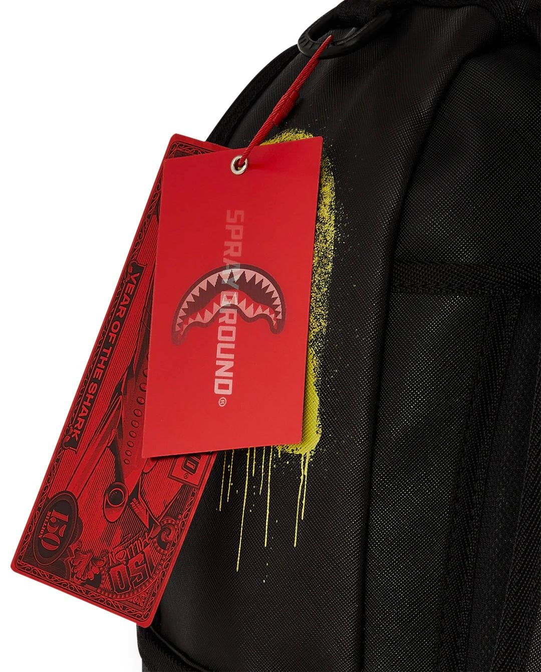 Zaino Sprayground nero Shark central stencils-black dlxsv backpack