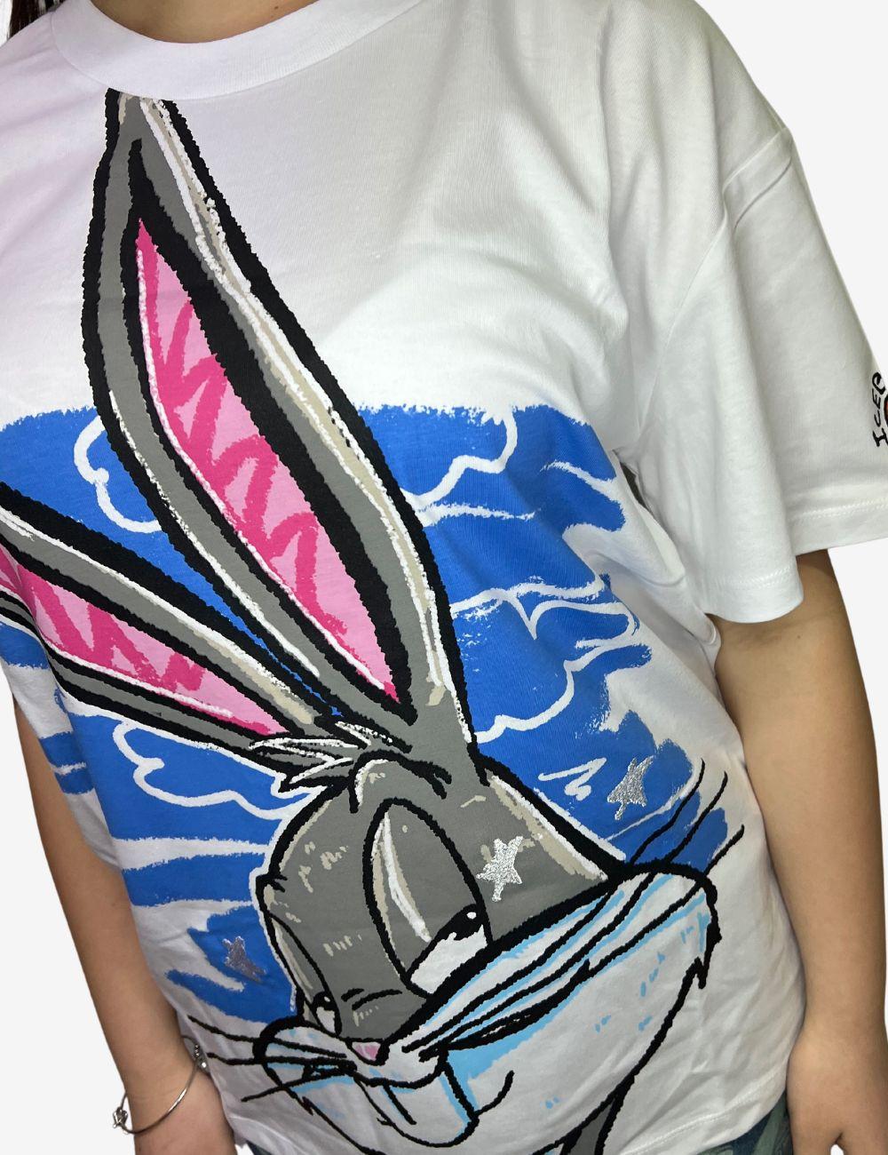 T-Shirt Iceberg con stampa Cartoon donna