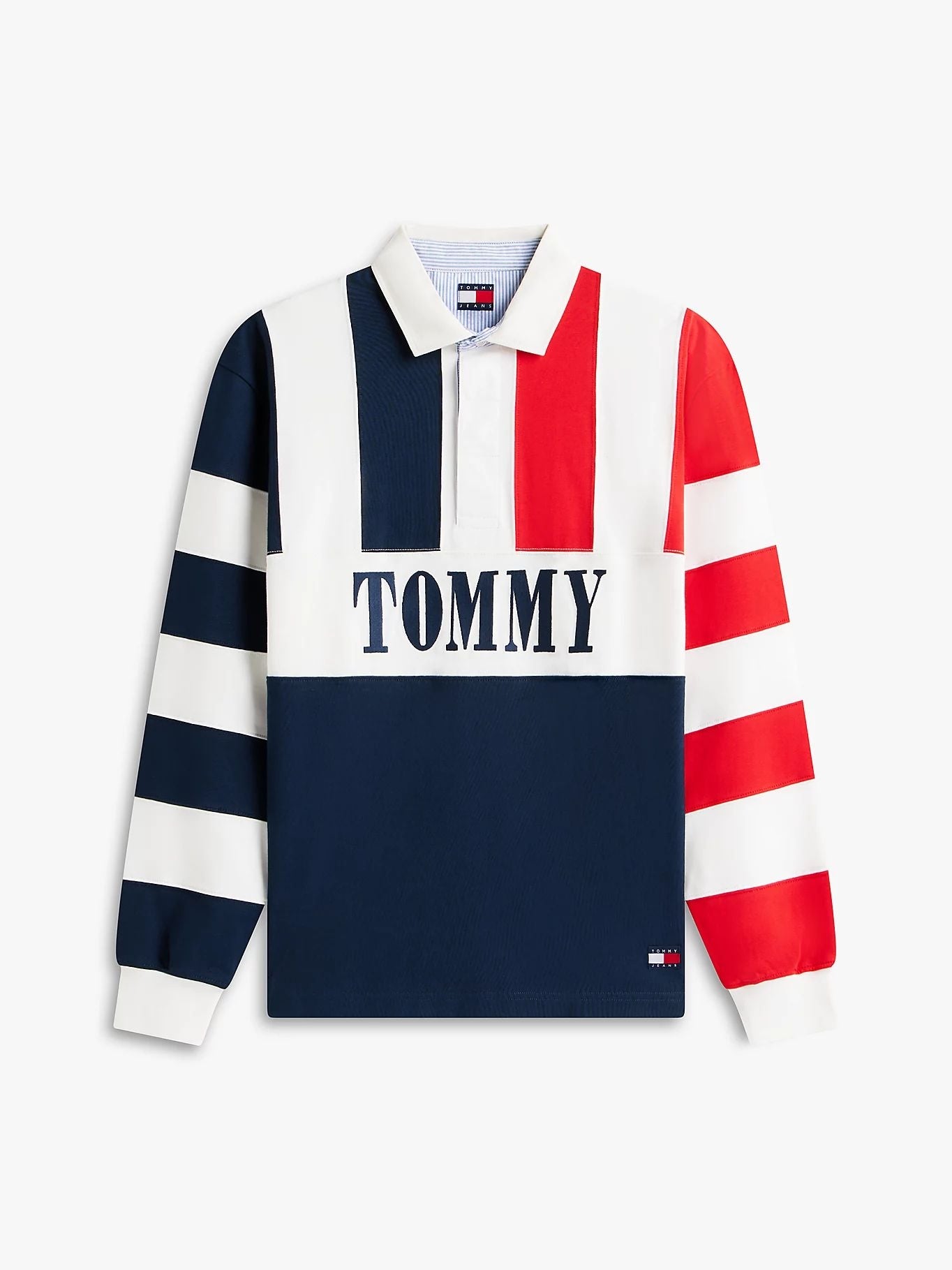 Felpa Tommy Jeans polo con logo uomo