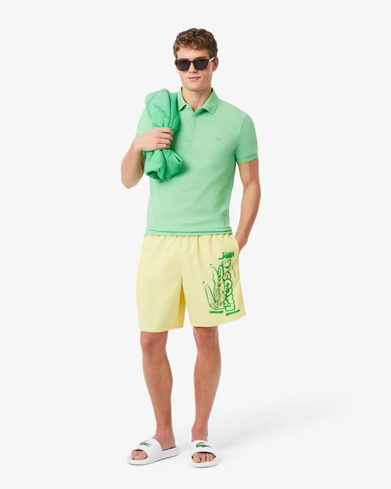 Ciabatte Lacoste in gomma con coccodrillo