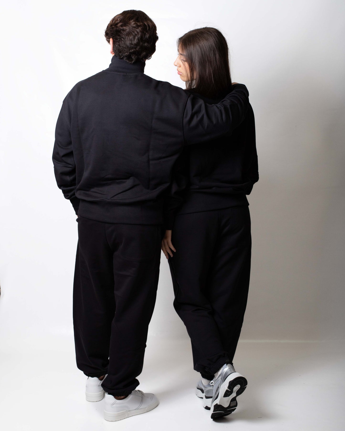 Felpa MSGM a collo alto con logo minimal