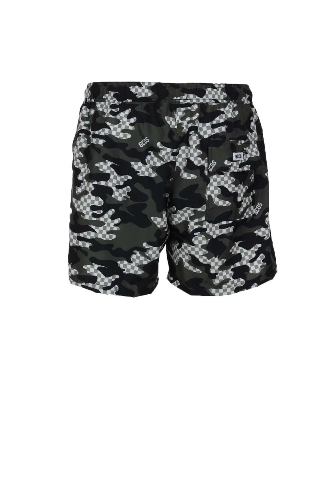 Boxer mare GCDS "Checked Camo" uomo