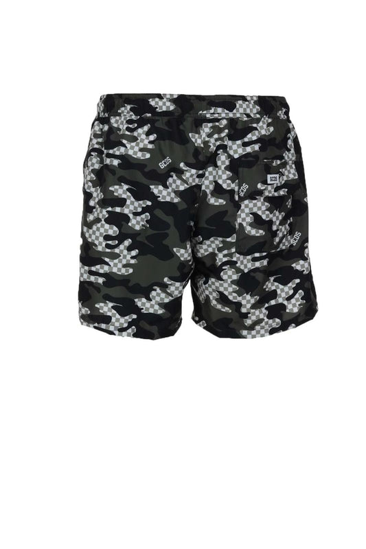 Boxer mare GCDS "Checked Camo" uomo