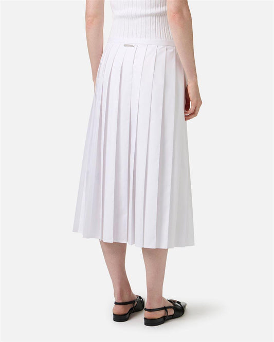 Gonna Iceberg plissettata con bottoni donna