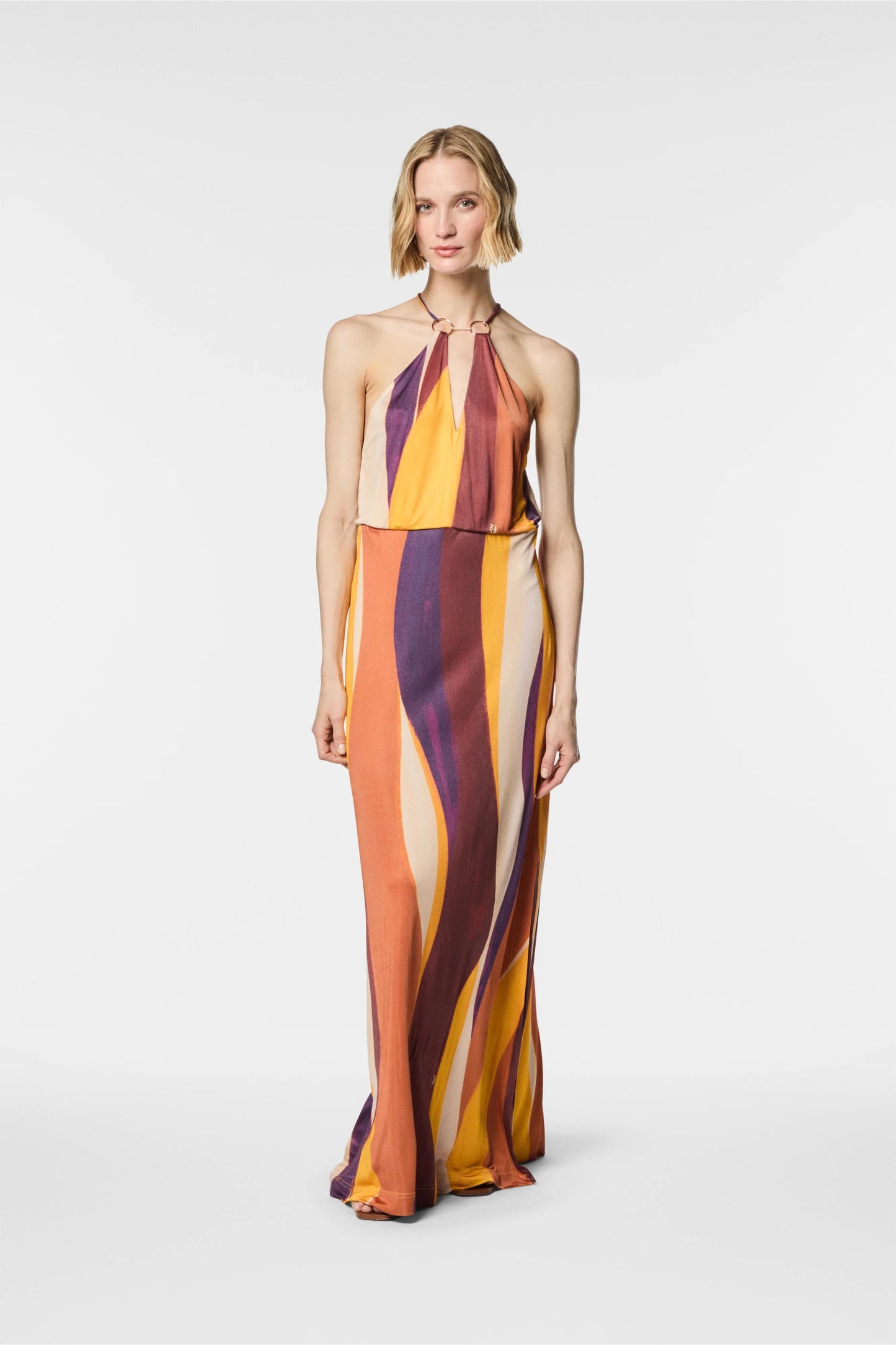 Abito Nenette con stampa all-over donna