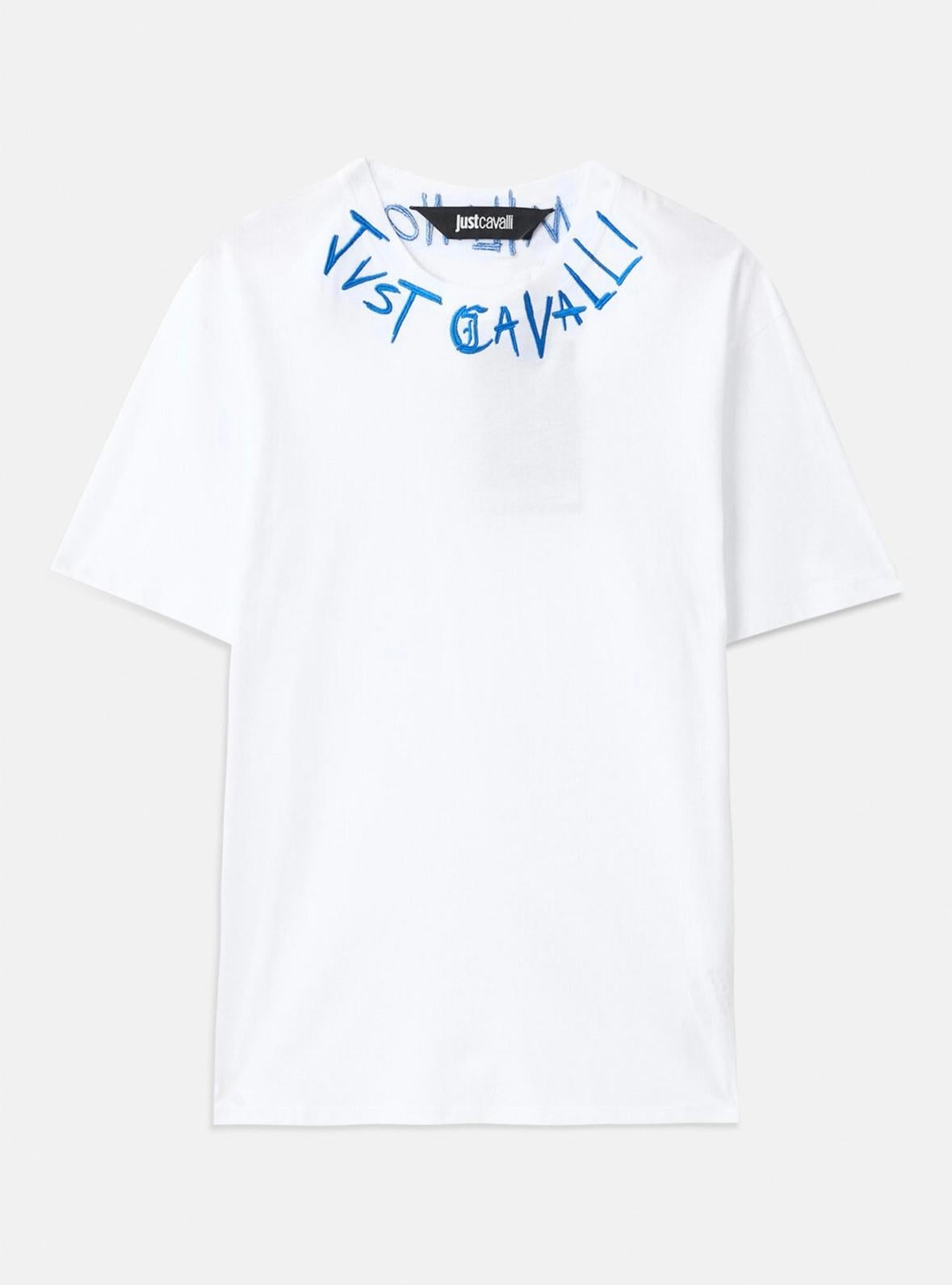 T-Shirt Just Cavalli "Logo Chain" uomo