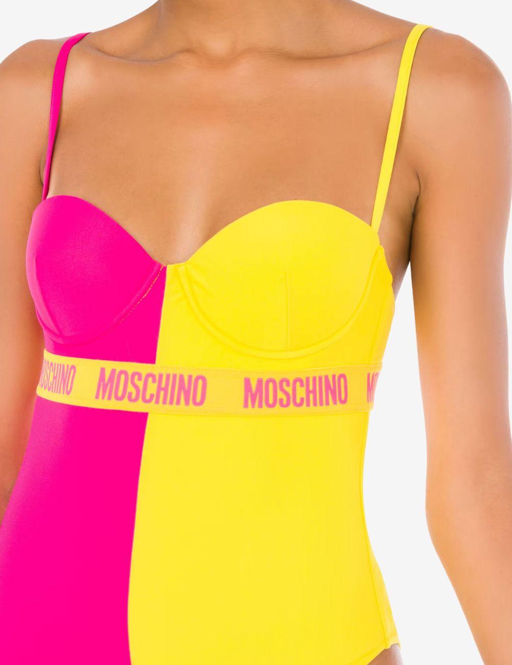 Costume Moschino intero bicolor donna