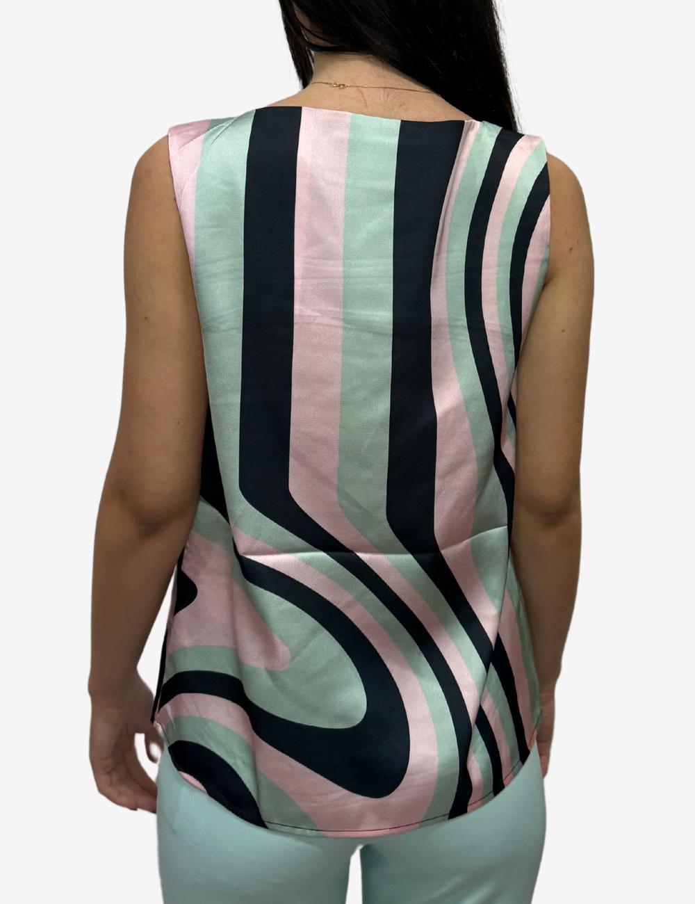 Top Silvian Heach con stampa "stripes" donna